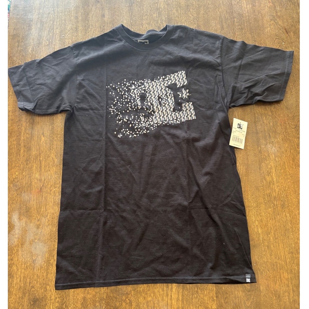 DC Shoes Shattered SS Graphic T-Shirt Mens Black ADYZT04559 Logo Tee